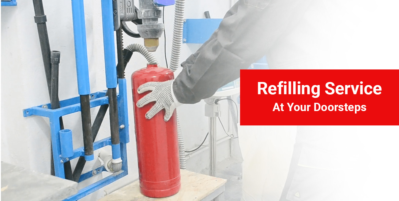 Fire extinguisher hot sale refill