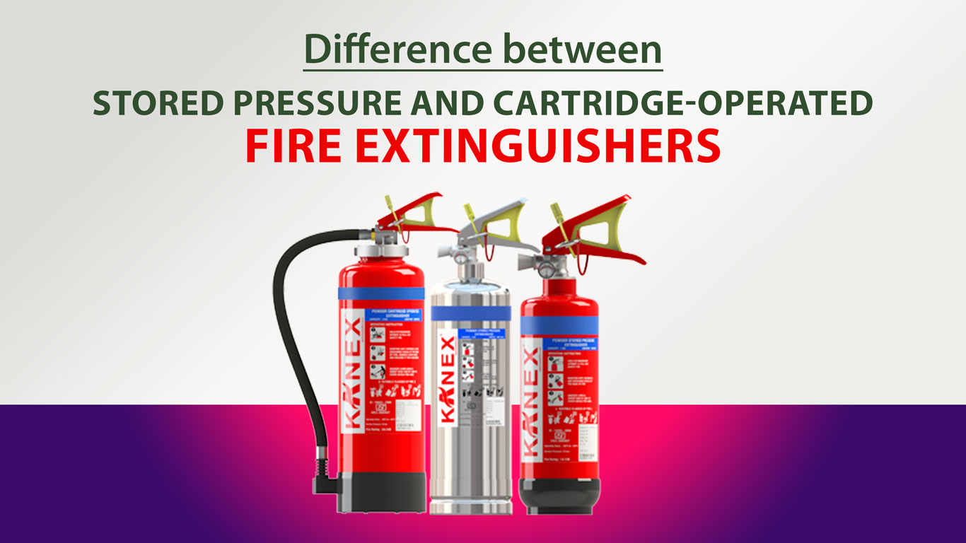 Difference between Stored Pressure and Cartridge-Operated Fire Extinguishers