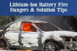 Lithium-Ion Battery Fire Dangers & Solution Tips
